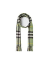 Kids Scarf 8078175 Green - BURBERRY - BALAAN 5