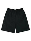 Wool Blend Bermuda Shorts Black - AMI - BALAAN 2