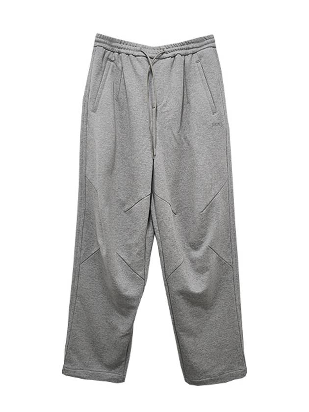 Cut Design Cotton Track Pants Light Grey - JUUN.J - BALAAN 3