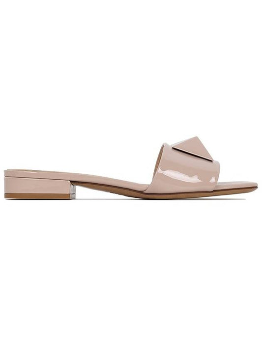 One Stud Slide Mule Beige - VALENTINO - BALAAN 1