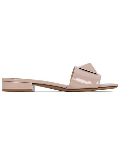 One Stud Slide Mule Beige - VALENTINO - BALAAN 2