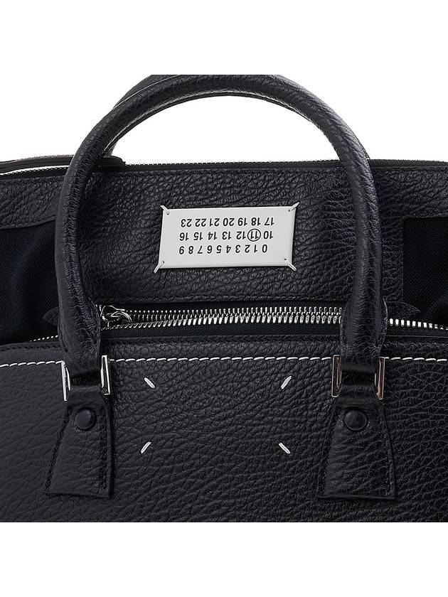 5AC Four Stitch Logo Classic Tote Bag Black - MAISON MARGIELA - BALAAN 7