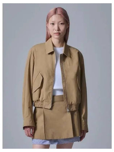 Zip up cotton blouson beige domestic product GM0024052804830 - JUUN.J - BALAAN 1