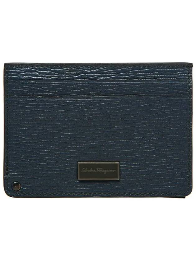 Revival Card Wallet Navy - SALVATORE FERRAGAMO - BALAAN 3