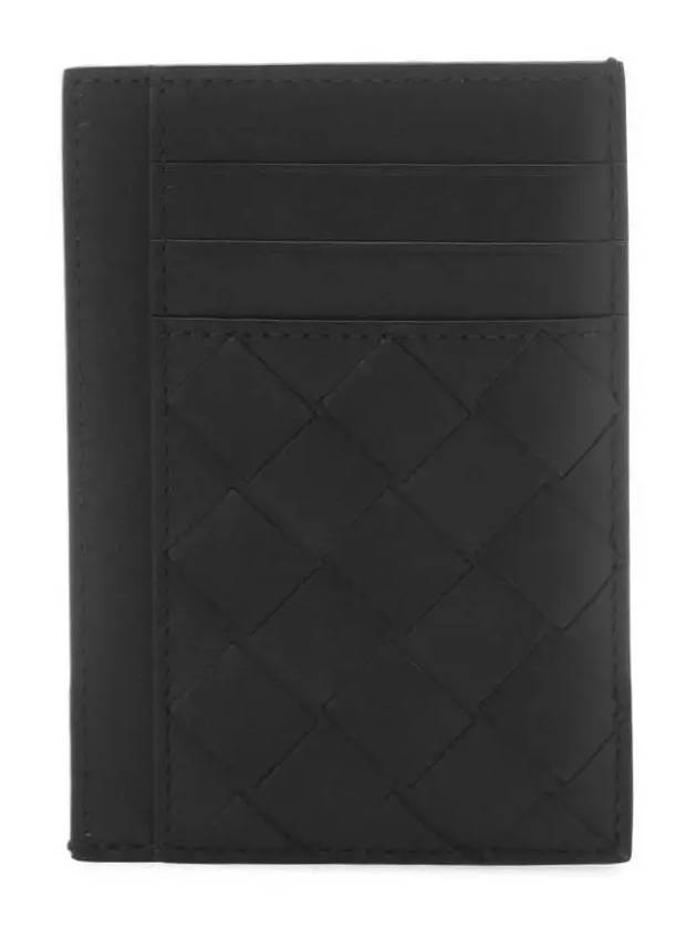 Intrecciato Card Wallet Black - BOTTEGA VENETA - BALAAN 3