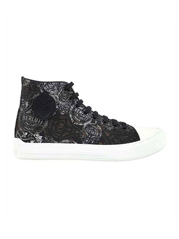 Logo High Top Sneakers Black Men S5040 K78 - BERLUTI - BALAAN 1