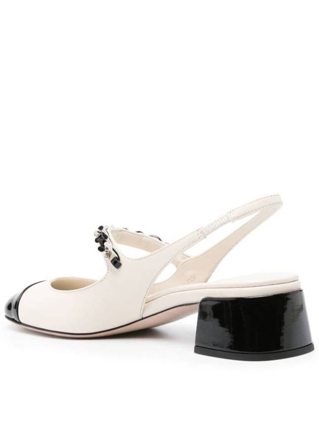 24 ss Bicolor Leather Pumps 5I045E0353L4IF0A72 B0271006168 - MIU MIU - BALAAN 4