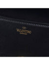 V Logo Neck Strap Phone Cross Bag Black - VALENTINO - BALAAN 11