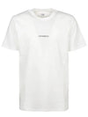 Logo Print Jersey Classic Short Sleeve T-Shirt White - CP COMPANY - BALAAN 2