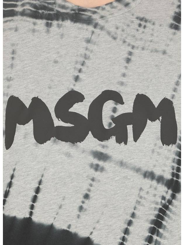 Short Sleeve T-Shirt 3640MM112 24708394 GRAY - MSGM - BALAAN 3