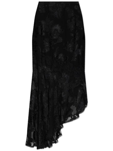 Etro Skirt With Lace Trim, Women's, Black - ETRO - BALAAN 1