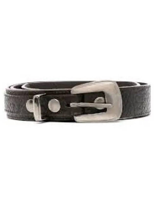 Minimal Western Leather Belt Dark Brown - LEMAIRE - BALAAN 2