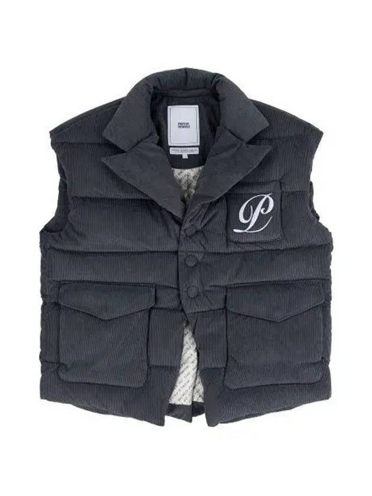 UniseGoose Down Padded Dark Vest - PEOPLE OF THE WORLD - BALAAN 1