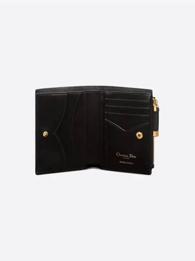 Jolie Dahlia Half Wallet Black - DIOR - BALAAN 5