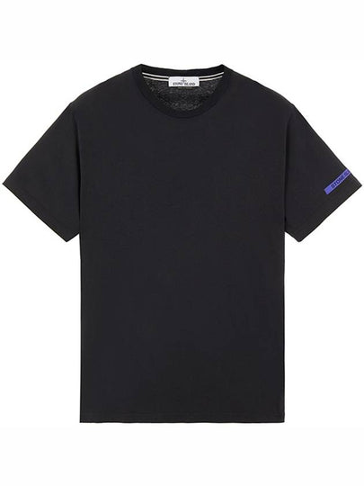 Micro Graphic Arm Logo Printing Short Sleeve T-Shirt  Black - STONE ISLAND - BALAAN 2