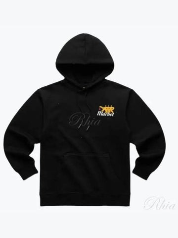 397000411 Black Morning Pickup Hoodie - MARKET - BALAAN 1