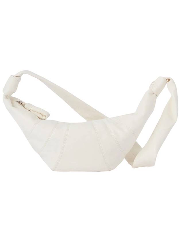 Croissant Small Nappa Leather Cross Bag White - LEMAIRE - BALAAN 1