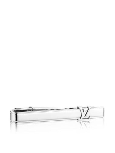 Men's LV Initiales Tie Clip Silver - LOUIS VUITTON - BALAAN 1