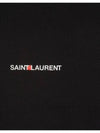 Rive Gauche Short Sleeve T-Shirt Black - SAINT LAURENT - BALAAN 10