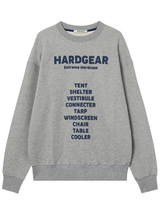 Equipment Sweatshirt Melange Grey - HARDGEAR APPAREL - BALAAN 2