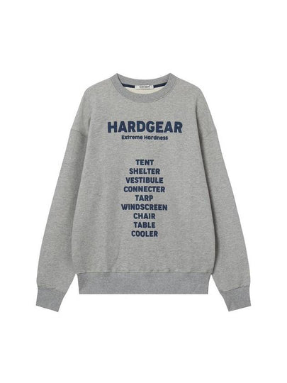 Equipment Sweatshirt Melange Grey - HARDGEAR APPAREL - BALAAN 2