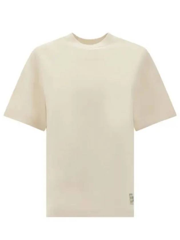 EKD Cotton Short Sleeve T-Shirt Ivory - BURBERRY - BALAAN 2