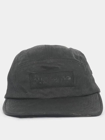 MM6 Maison Margiela Painted Camp Cap SS24H30 BLACK - SUPREME - BALAAN 1