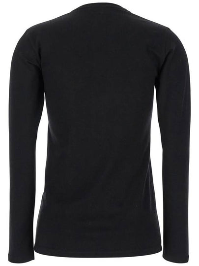 Black Long Sleeve Top In Fabric Woman - P.A.R.O.S.H. - BALAAN 2