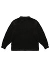 velvet open rugby shirt black - ARCANE FUNK - BALAAN 3