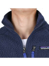 Retro Pile Fleece Zip-Up Jacket Navy - PATAGONIA - 8