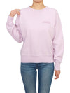 Shard Embroidered Logo Sweatshirt Lilac - ISABEL MARANT - BALAAN 7