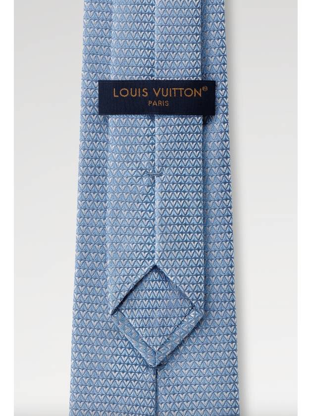 Men's Diamond V Tie Blue - LOUIS VUITTON - BALAAN 6