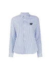 Wappen Stripe Shirt Blue - COMME DES GARCONS - BALAAN 2