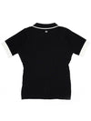 Cool Cable Tipping Knit Polo BLACK - TRIMERE - BALAAN 3