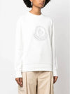 8G00053 899TR 033 Women’s White Sweatshirt - MONCLER - BALAAN 4