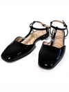 Ballet leather flat shoes 754136 BK000 black - GUCCI - BALAAN 5