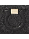 Gancini Logo Half Wallet Black - SALVATORE FERRAGAMO - BALAAN 7