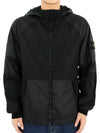 Nylon Metal Watro-TC Hooded Jacket Black - STONE ISLAND - BALAAN 2