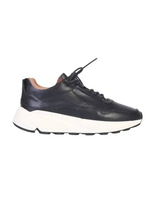 Vinci Leather Low Top Sneakers Black - BUTTERO - BALAAN 2