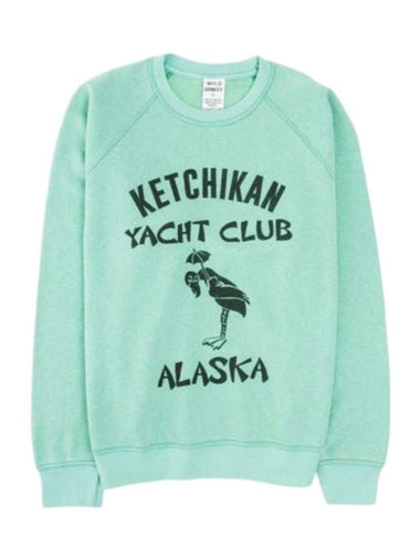 Ketchikan Extra Strong Washed Sweatshirt Green - WILD DONKEY - BALAAN 1