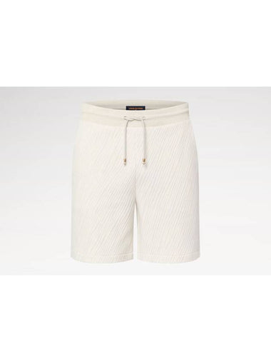 1AFYDM Jacquard Cotton Blend Jersey Shorts - LOUIS VUITTON - BALAAN 1