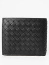 Intrecciato Half Wallet Black - BOTTEGA VENETA - BALAAN 2