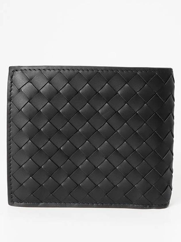 Intrecciato Half Wallet Black - BOTTEGA VENETA - BALAAN 2