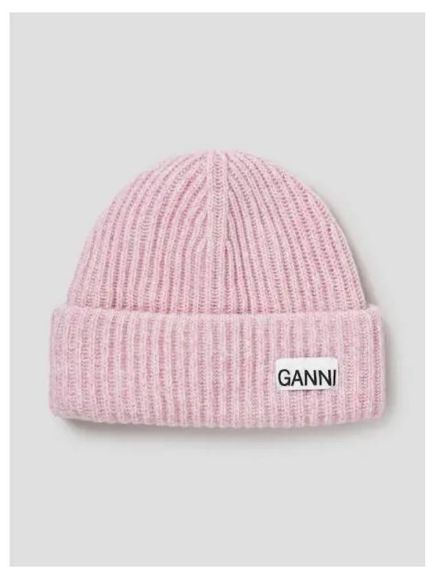 StructuRed Lip Beanie Light Pink Domestic Product GM0024090409082 - GANNI - BALAAN 1