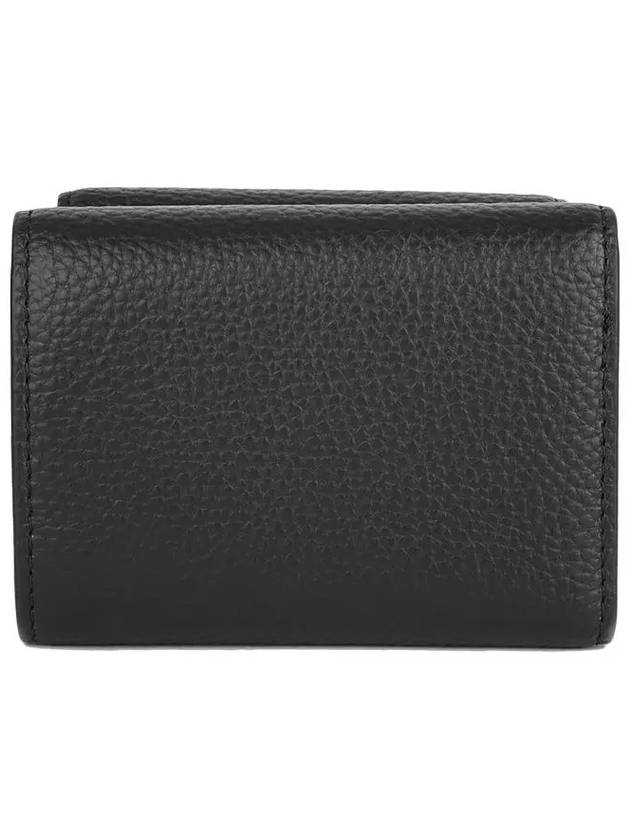 Vegan Biogreen Flap Small Half Wallet Black - VIVIENNE WESTWOOD - BALAAN 4