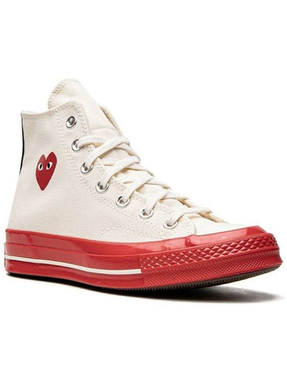 Comme des GarÃ§ons PLAY x Converse Chuck 70 Hi Sneakers - COMME DES GARCONS - BALAAN 2