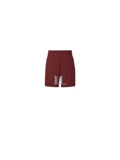 Rosso Ancora GG Canvas Shorts Red - GUCCI - BALAAN 2