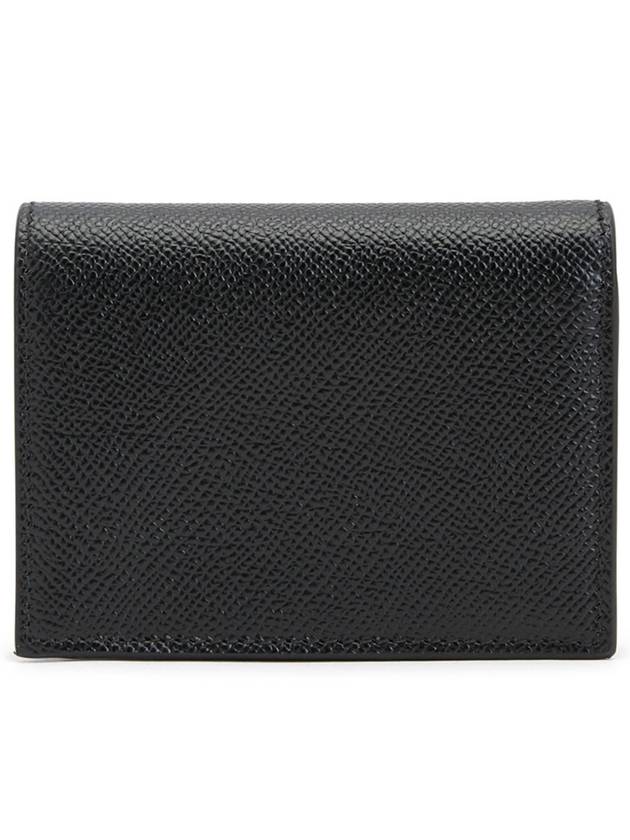 Vara Bow Gloss Flap Half Wallet Black - SALVATORE FERRAGAMO - BALAAN 3