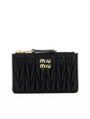 Business Card Wallet 5MB06M 2FPP F0002 - MIU MIU - BALAAN 1