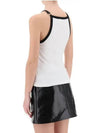 Buckle Contrast Sleeveless White - COURREGES - BALAAN 5